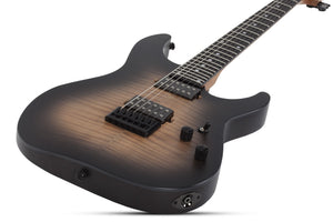 Schecter C-1 Standard Plus Electric Guitar, Ember Burst 3938-SHC