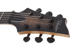 Schecter C-1 Standard Plus Electric Guitar, Ember Burst 3938-SHC