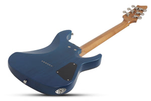 Schecter C-1 Standard Plus Left-Handed Electric Guitar, Blue Fade 3939-SHC