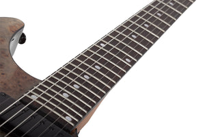 Schecter C-1 Standard Electric Guitar, Black Fade Burst Burl 3950-SHC