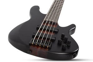 Schecter Charles Berthoud CB-5 5-String Electric Bass, See-Thru Black Satin 2873-SHC