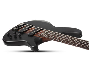 Schecter Charles Berthoud CB-5 5-String Electric Bass, See-Thru Black Satin 2873-SHC
