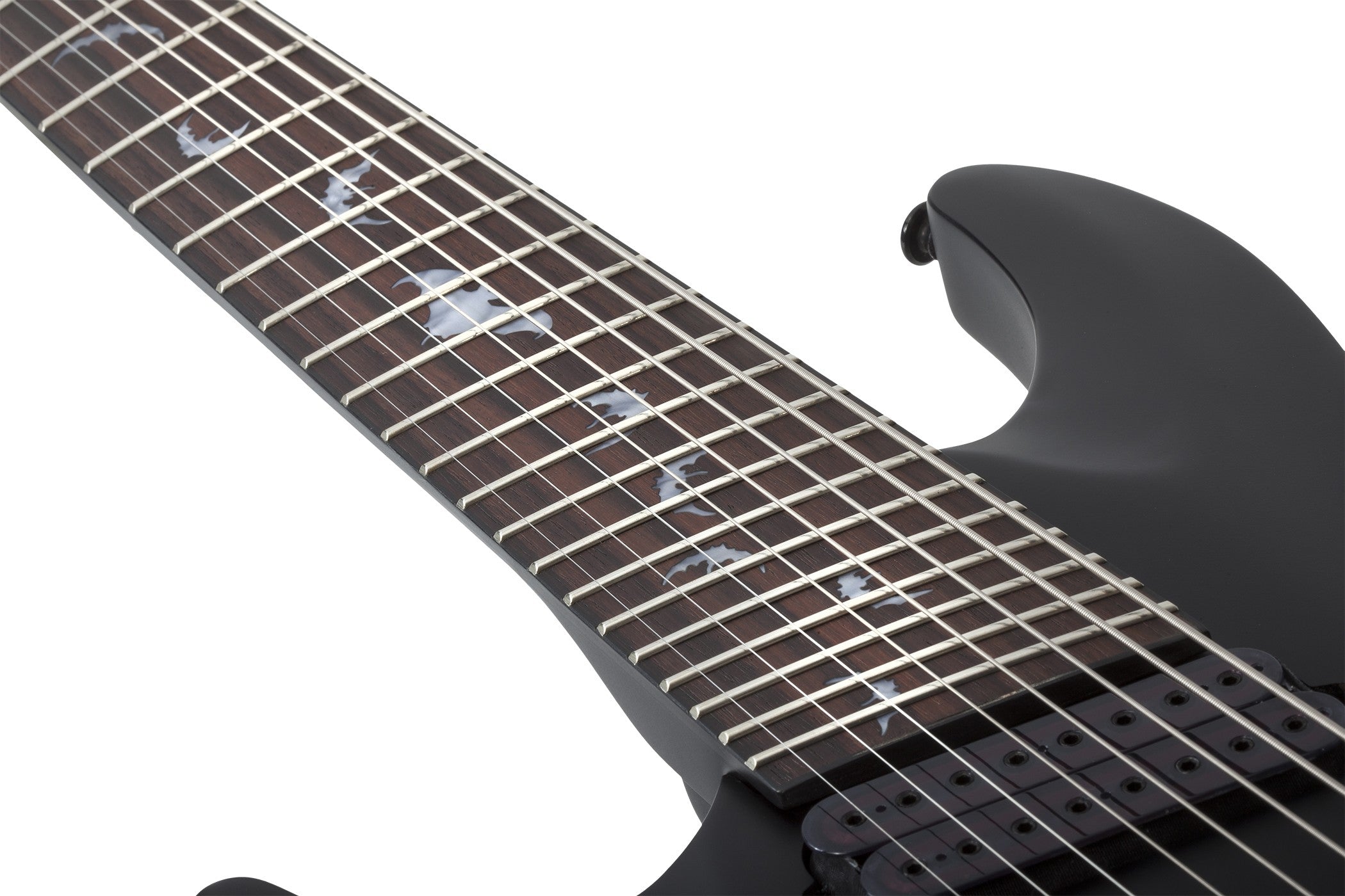 SCHECTER DAMIEN-8 LEFT HAND 8 STRING MULTISCALE ELECTRIC GUITAR IN