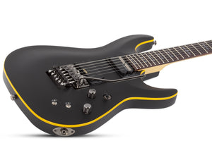 Schecter Demon-6 FR S Electric Guitar, Aged Black Satin 3669-SHC
