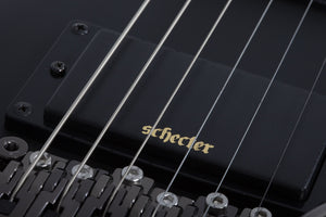 Schecter Demon-6 FR S Electric Guitar, Aged Black Satin 3669-SHC
