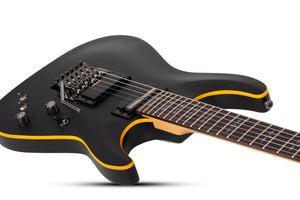 Schecter Demon-6 FR S Electric Guitar, Aged Black Satin 3669-SHC