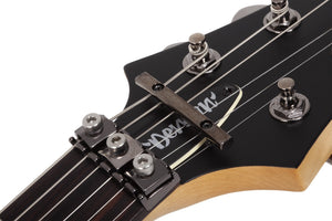 Schecter Demon-6 FR S Electric Guitar, Aged Black Satin 3669-SHC