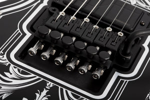 Schecter E-1 FR Przym Palladium Electric Guitar, Gloss Black 924-SHC