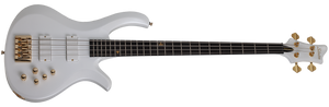 Schecter FREEZESICLE-4 4-String Electric Bass, Metallic White 2301-SHC