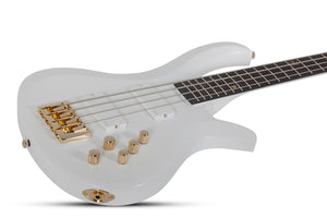 Schecter FREEZESICLE-4 4-String Electric Bass, Metallic White 2301-SHC
