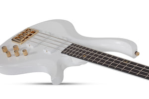 Schecter FREEZESICLE-4 4-String Electric Bass, Metallic White 2301-SHC