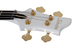 Schecter FREEZESICLE-4 4-String Electric Bass, Metallic White 2301-SHC