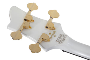 Schecter FREEZESICLE-4 4-String Electric Bass, Metallic White 2301-SHC