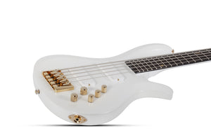 FREEZESICLE-5 5-String Electric Bass, Metallic White 2302-SHC
