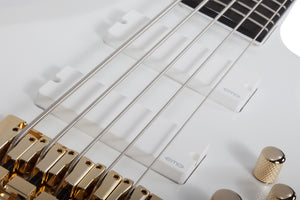 FREEZESICLE-5 5-String Electric Bass, Metallic White 2302-SHC