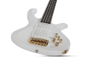 FREEZESICLE-5 5-String Electric Bass, Metallic White 2302-SHC