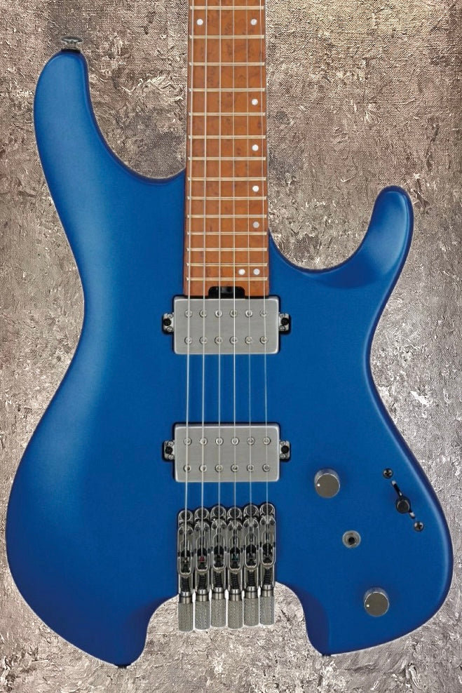 Ibanez Q52 Headless Electric Guitar with Gigbag in Laser Blue Matte Q52LBM