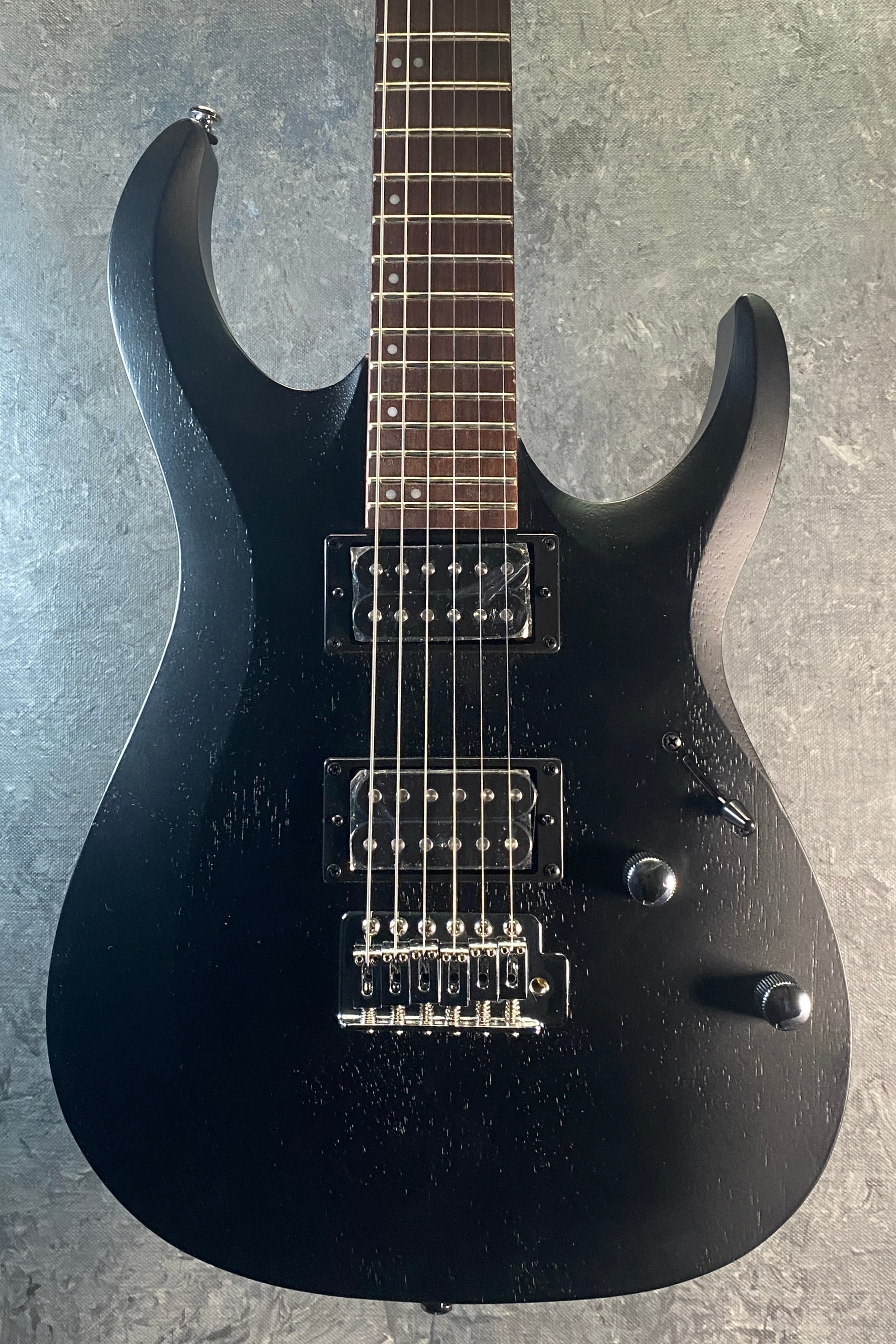 Cort X100 Series Electric Guitar IN Open Pore Black