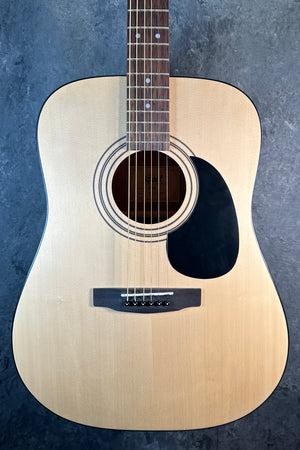 Cort Standard Series Spruce Top Acoustic Guitar in Open Pore Natural