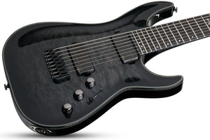 Schecter Hellraiser Hybrid C-8 Series Trans Black Burst 8 String RH Electric Guitar 1925-SHC