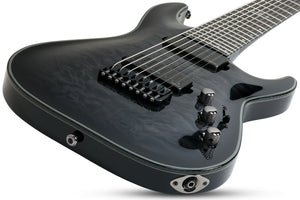 Schecter Hellraiser Hybrid C-8 Series Trans Black Burst 8 String RH Electric Guitar 1925-SHC