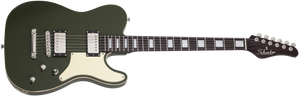 Schecter Jack Fowler PT Electric Guitar, Drab Green 553-SHC
