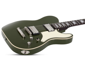 Schecter Jack Fowler PT Electric Guitar, Drab Green 553-SHC