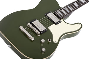 Schecter Jack Fowler PT Electric Guitar, Drab Green 553-SHC