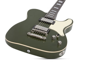Schecter Jack Fowler PT Electric Guitar, Drab Green 553-SHC