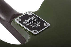 Schecter Jack Fowler PT Electric Guitar, Drab Green 553-SHC