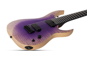 Schecter John Browne Tao-7 7-String Electric Guitar, Ozone Burst 633-SHC