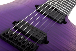 Schecter John Browne Tao-7 7-String Electric Guitar, Ozone Burst 633-SHC