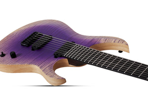 Schecter John Browne Tao-7 7-String Electric Guitar, Ozone Burst 633-SHC