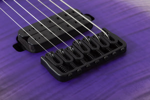 Schecter John Browne Tao-7 Left-Handed 7-String Electric Guitar, Ozone Burst 636-SHC