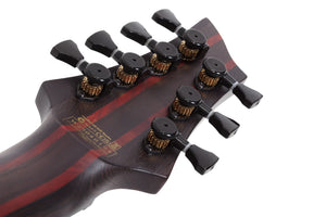 Schecter John Browne Tao-7 Left-Handed 7-String Electric Guitar, Ozone Burst 636-SHC
