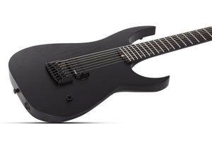 Schecter Km-7 MK-III Ex Electric Guitar, Satin Black Open Pore 882-SHC