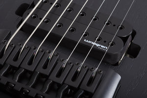 Schecter Km-7 MK-III Ex Electric Guitar, Satin Black Open Pore 882-SHC