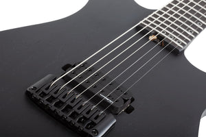Schecter Km-7 MK-III Ex Electric Guitar, Satin Black Open Pore 882-SHC