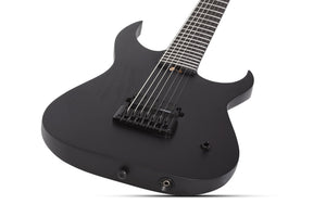 Schecter Km-7 MK-III Ex Electric Guitar, Satin Black Open Pore 882-SHC