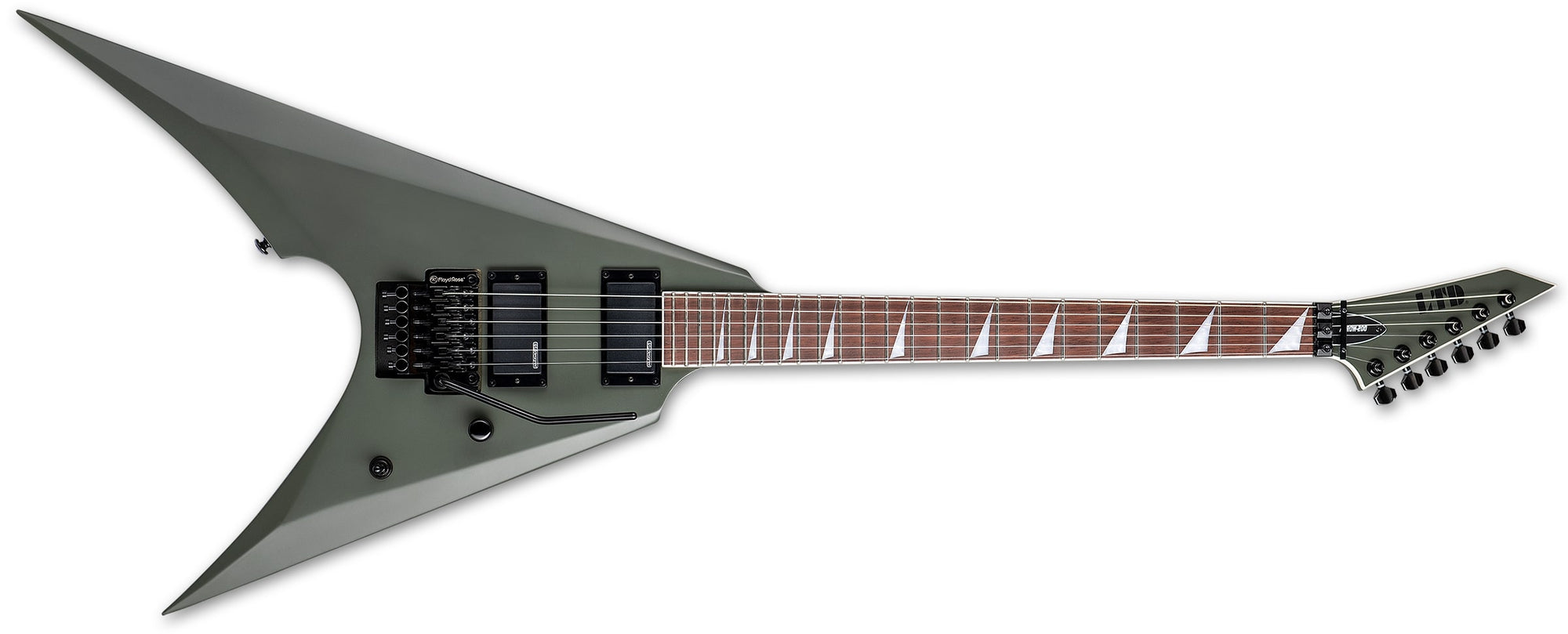 ESP LTD Arrow-200 Electric Guitar, Military Green Satin LARROW200MGS