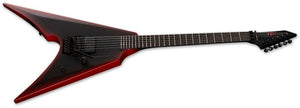 ESP LTD ARROW BLACK METAL BLACK RED BURST SATIN LARROWBKMIIBLKREDBS