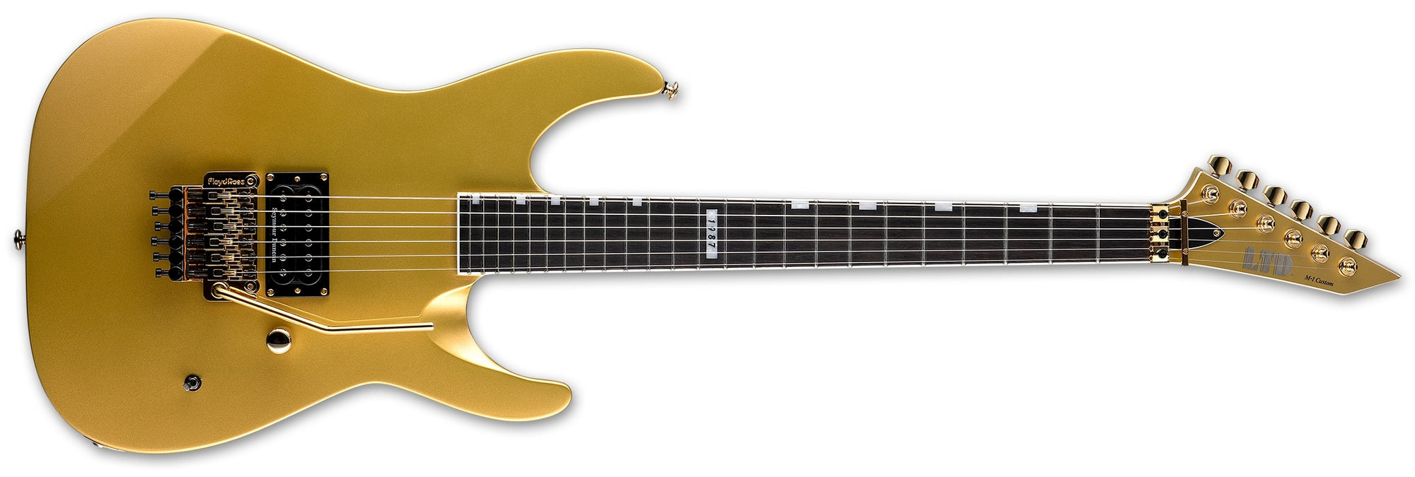 ESP LTD M-1 Custom 87 Electric Guitar, Metallic Gold LM1CTM87MGO