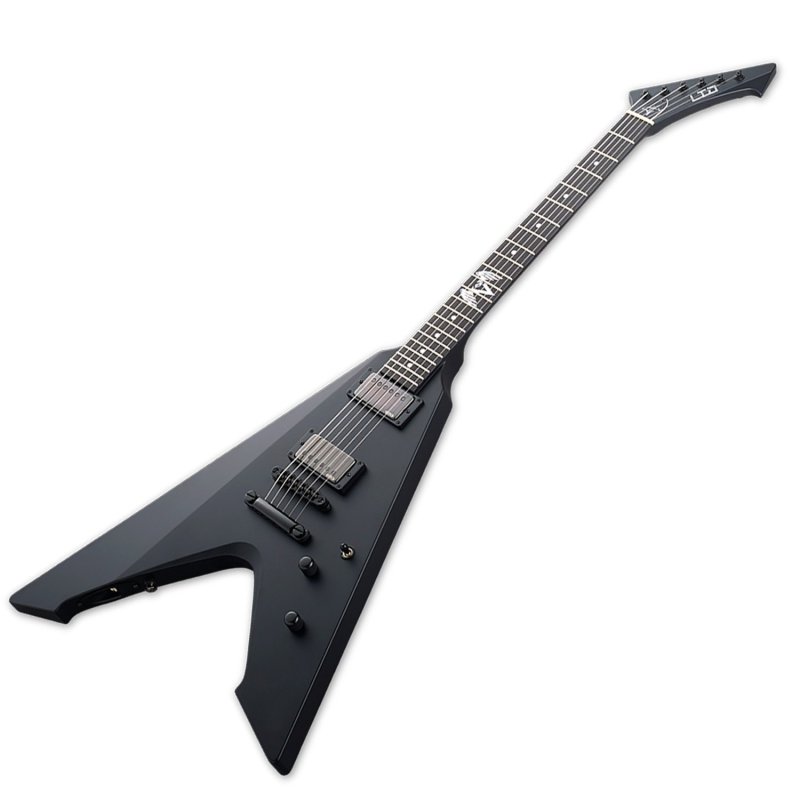 ESP LTD James Hetfield Vulture Black Satin LVULTUREBLKS - The