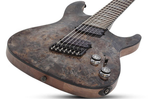 Schecter Omen Elite-7 Multiscale 7 String Charcoal 2463-SHC