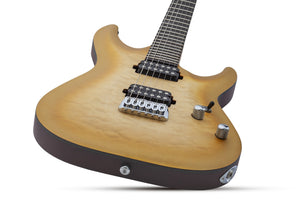 Schecter Omen Extreme-II Electric Guitar, Natural Gold Burst 1325-SHC