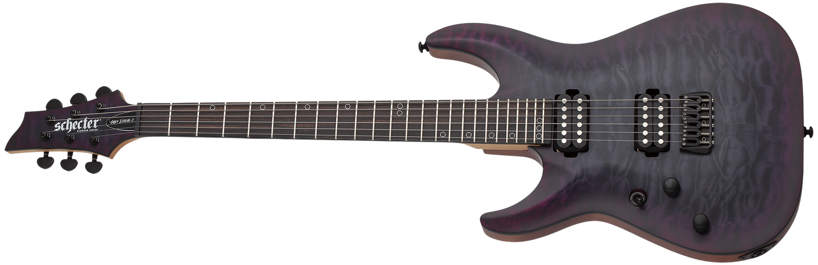 Schecter Omen Extreme-II Left-Handed Electric Guitar, Nocturn Shadow 1326-SHC