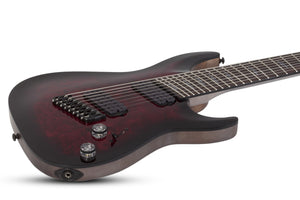 Schecter 2465-SHC Omen Elite-8 MS Black Cherry Burst 8-String RH Electric Guitar