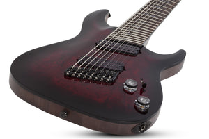 Schecter 2465-SHC Omen Elite-8 MS Black Cherry Burst 8-String RH Electric Guitar