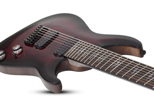 Schecter 2465-SHC Omen Elite-8 MS Black Cherry Burst 8-String RH Electric Guitar