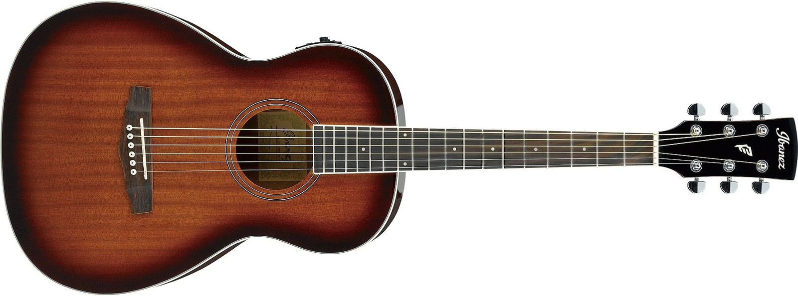 Ibanez PN12EVMS Performance Series Grand Concert Acoustic Electric Guitar Vintage Mahogany Burst